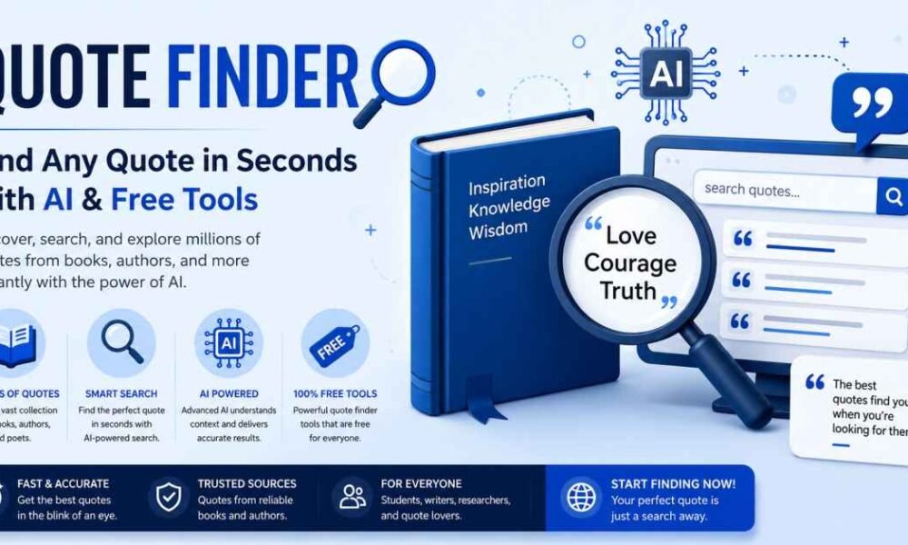 Quote Finder : The Ultimate Guide to Finding Inspirational, Famous, and Accurate Quotes Online