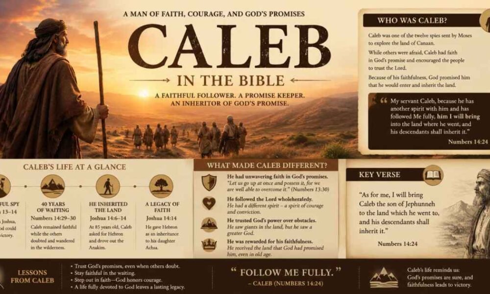 Caleb in the Bible : The Complete Guide to His Story, Faith, and Lasting Legacy