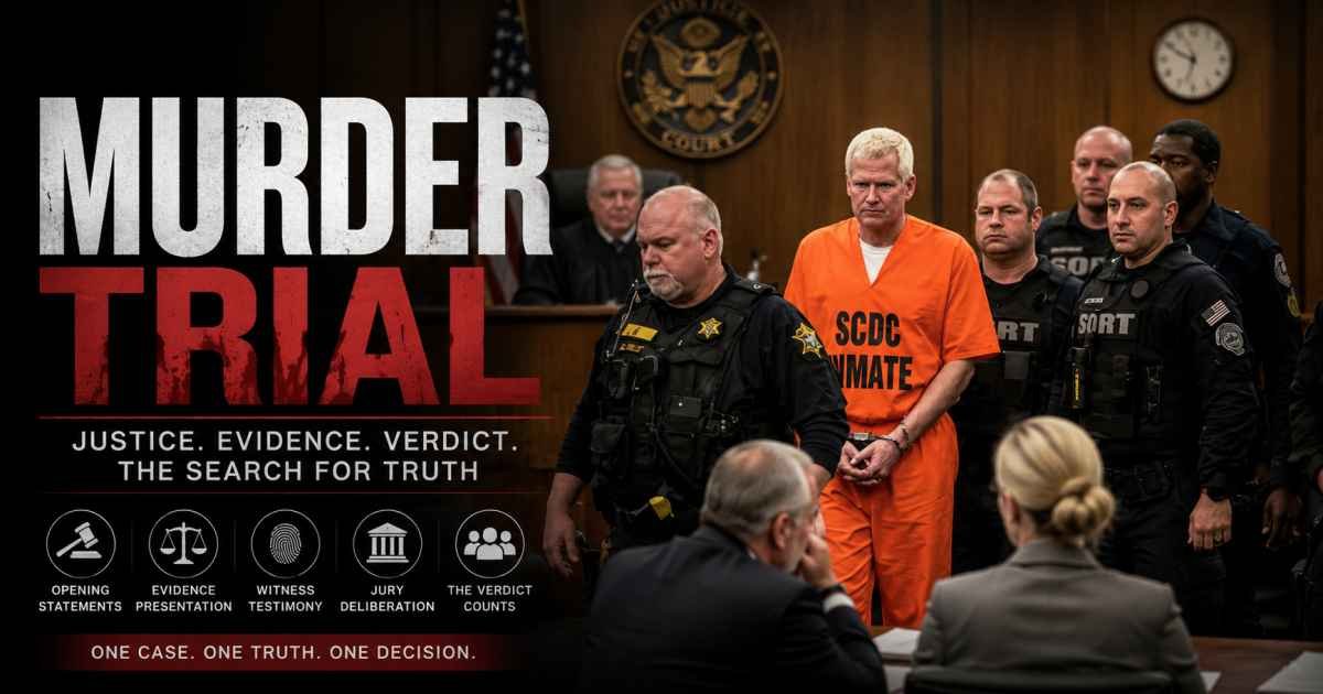 Murder Trial : The Complete Guide to the Legal Process, Stages, Rights, Evidence, and Courtroom Procedures